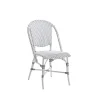 Sika-Design Chaise Repas Empilable En Alu Et Fibre Synthétique Blanc grand choix 20