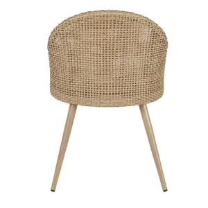 meilleur service Maisons Du Monde Chaises De Jardin Cannage En Résine Imitation Rotin Et Coussin écru (x2) 16