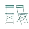 Maisons Du Monde Chaises De Jardin Pliables En Acier Vert (x2) haute qualité 13