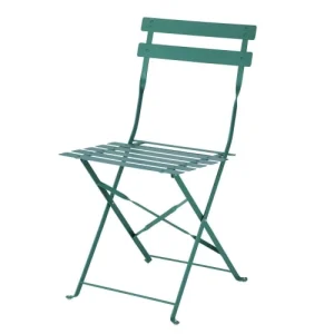 Maisons Du Monde Chaises De Jardin Pliables En Acier Vert (x2) haute qualité 10