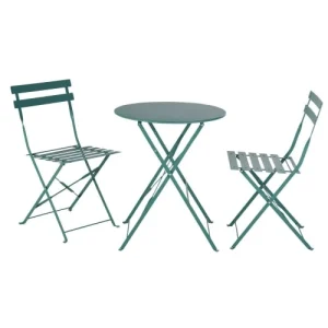 Maisons Du Monde Chaises De Jardin Pliables En Acier Vert (x2) haute qualité 18