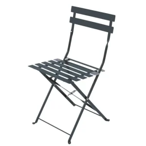 Pas Cher Magasin Soldes Maisons Du Monde Chaises De Jardin Professionnelles En Métal époxy Gris Anthracite (x2) 10