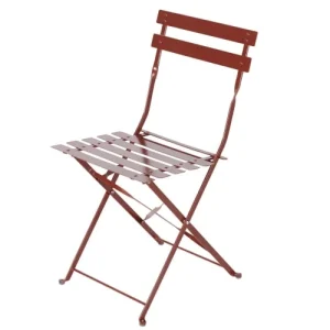 mode pas chere Maisons Du Monde Chaises De Jardin Professionnelles En Métal Terracotta (x2) 10