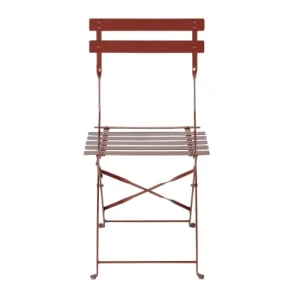 mode pas chere Maisons Du Monde Chaises De Jardin Professionnelles En Métal Terracotta (x2) 12