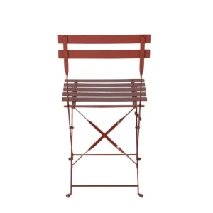 mode pas chere Maisons Du Monde Chaises De Jardin Professionnelles En Métal Terracotta (x2) 16