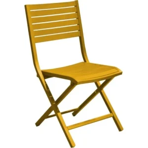 Proloisirs Chaises Pliantes En Aluminium (Lot De 2) Tournesol excellente qualité 11