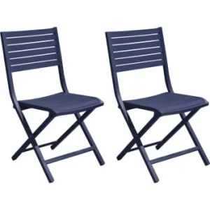 Proloisirs Chaises Pliantes En Aluminium (Lot De 2) Tournesol excellente qualité 15