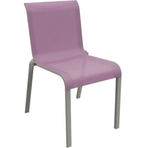 Proloisirs Chaises Pour L’extérieur En Aluminium (Lot De 2) Taupe Et Lilas en vente 12