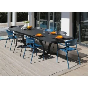 économies garanties Proloisirs Chaises Terrasse En Aluminium Haora (lot De 2) Bleu 10