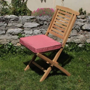 TECK’Attitude Coussin à Motifs Corail/blanc Pour Chaises Et Fauteuils Pliants remise en ligne 10