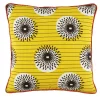 Distributeur Officiel Maisons Du Monde Coussin D’extérieur En Coton Jaune à Motifs Multicolores 45×45 22