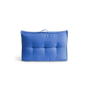 soldes pas cher Oviala Coussin D’extérieur Matelassé Bleu 60×40 10