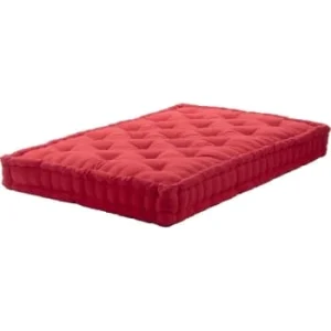 Jardindeco Coussin De Palette En Coton Coloré 120 X 60 Cm Rouge Neuve avec étiquette 9