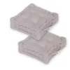 Deco Arts Coussin De Sol Lot De 2 – 40 X 40 Cm Gris Galet REMISE 20