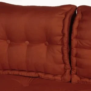 Pas Cher soldes France Deco Arts Coussins Pour Palette Capitonné En Polyester 120x80x20cm Terracotta 12