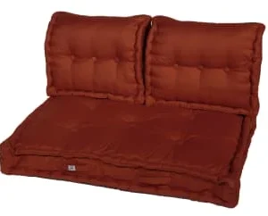 Pas Cher soldes France Deco Arts Coussins Pour Palette Capitonné En Polyester 120x80x20cm Terracotta 18