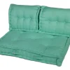 grande popularité Deco Arts Coussins Pour Palette Capitonné En Polyester 120x80x20cm Vert 22