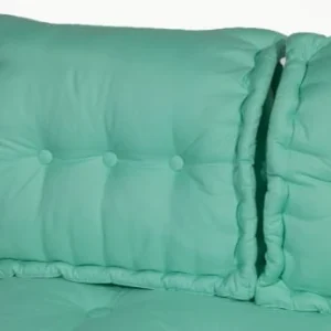 grande popularité Deco Arts Coussins Pour Palette Capitonné En Polyester 120x80x20cm Vert 12