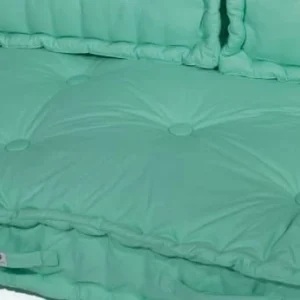 grande popularité Deco Arts Coussins Pour Palette Capitonné En Polyester 120x80x20cm Vert 14