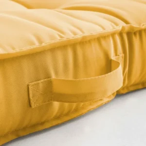 Oviala Coussins Pour Palette Matelassés Jaune vente en ligne pas cher 14