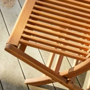 SOLDES TOUT À Tikamoon Ensemble De 2 Chaises De Jardin En Acacia Massif 11