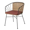 Maisons Du Monde Fauteuil à Dîner De Jardin à Dîner En Imitation Rotin Et Coussin Terracotta pas cher marque 22