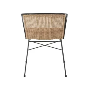 Maisons Du Monde Fauteuil à Dîner De Jardin à Dîner En Imitation Rotin Et Coussin Terracotta pas cher marque 14