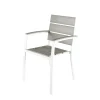 boutique pas cher Maisons Du Monde Fauteuil à Dîner De Jardin En Aluminium Blanc 20