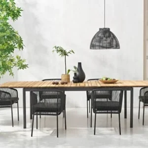 Maisons Du Monde Fauteuil à Dîner De Jardin Noir soldes ligne 16