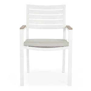 Bizzotto Fauteuil De Jardin En Aluminium Blanc pas cher marque 16