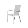 soldes ligne BOIS DESSUS BOIS DESSOUS Fauteuil De Jardin En Aluminium Blanc Et Textilène Gris 20