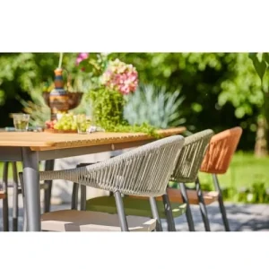 l'unique style Suns Fauteuil De Jardin En Aluminium Et Corde Carbone 9