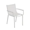 Arcane Fauteuil De Jardin En Aluminium Et Textilène Blanc solde en ligne 22