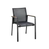 Authenticité garantie Arbonie Fauteuil De Jardin En Aluminium Et Textilène Gris 20