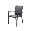 BOIS DESSUS BOIS DESSOUS Fauteuil De Jardin En Aluminium Et Textilène Noir Achat 19