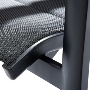 BOIS DESSUS BOIS DESSOUS Fauteuil De Jardin En Aluminium Et Textilène Noir Achat 16