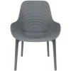 grand choix The Home Deco Factory Fauteuil De Jardin En Polypropylène Gris 20