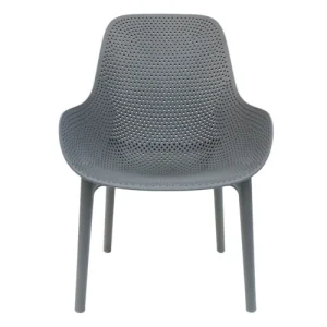 grand choix The Home Deco Factory Fauteuil De Jardin En Polypropylène Gris 14