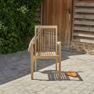 BOIS DESSUS BOIS DESSOUS Fauteuil De Jardin En Teck Massif en vente 10