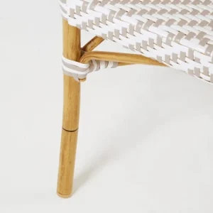 dernière tendance Maisons Du Monde Fauteuil De Jardin Professionnel En Résine Blanche/beige 18