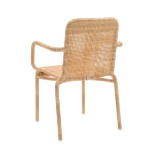 Kok Maison Fauteuil De Table De Jardin En Résine Beige Clair aux meilleurs prix 8