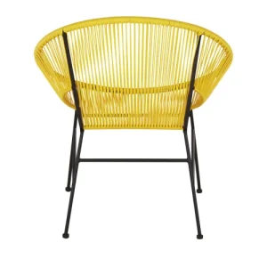 Authentic Original licence Maisons Du Monde Fauteuils Professionnels De Jardin En Résine Jaune (x2) 16