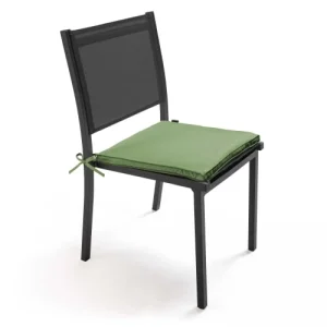 shopping pas cher Oviala Galette De Chaise Polyester Vert Cactus 40 X 40 Cm 10