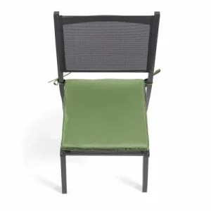 shopping pas cher Oviala Galette De Chaise Polyester Vert Cactus 40 X 40 Cm 12