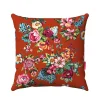 Vent De Bohème Housse De Coussin Extérieur Fleuri Orange 45×45 Nouvelle tendance 11