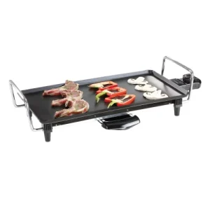 Livoo Plancha Electrique Teppan Yaki En Métal Noir Livraison internationale 8