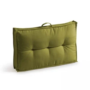 Oviala Lot 2 Coussins Palette Dossier Polyester Vert 60x40x12 Cm Livraison internationale 10