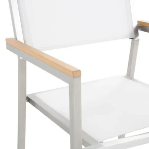 Beliani Lot De 2 Chaises Blanches soldes en ligne 11