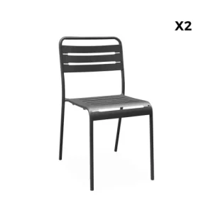 Alice’s Garden Lot De 2 Chaises De Jardin, Anthracite Couleurs variées 18