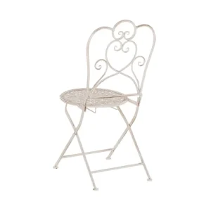 meilleur cadeau Beliani Lot De 2 Chaises De Jardin Beiges 18